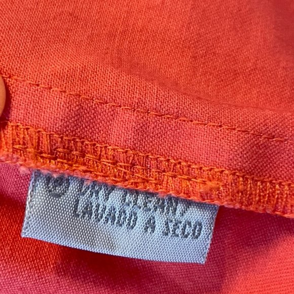 Ladies Blouse Orange, By August Silk LOGIC, Sz 8 - Picture 12 of 12